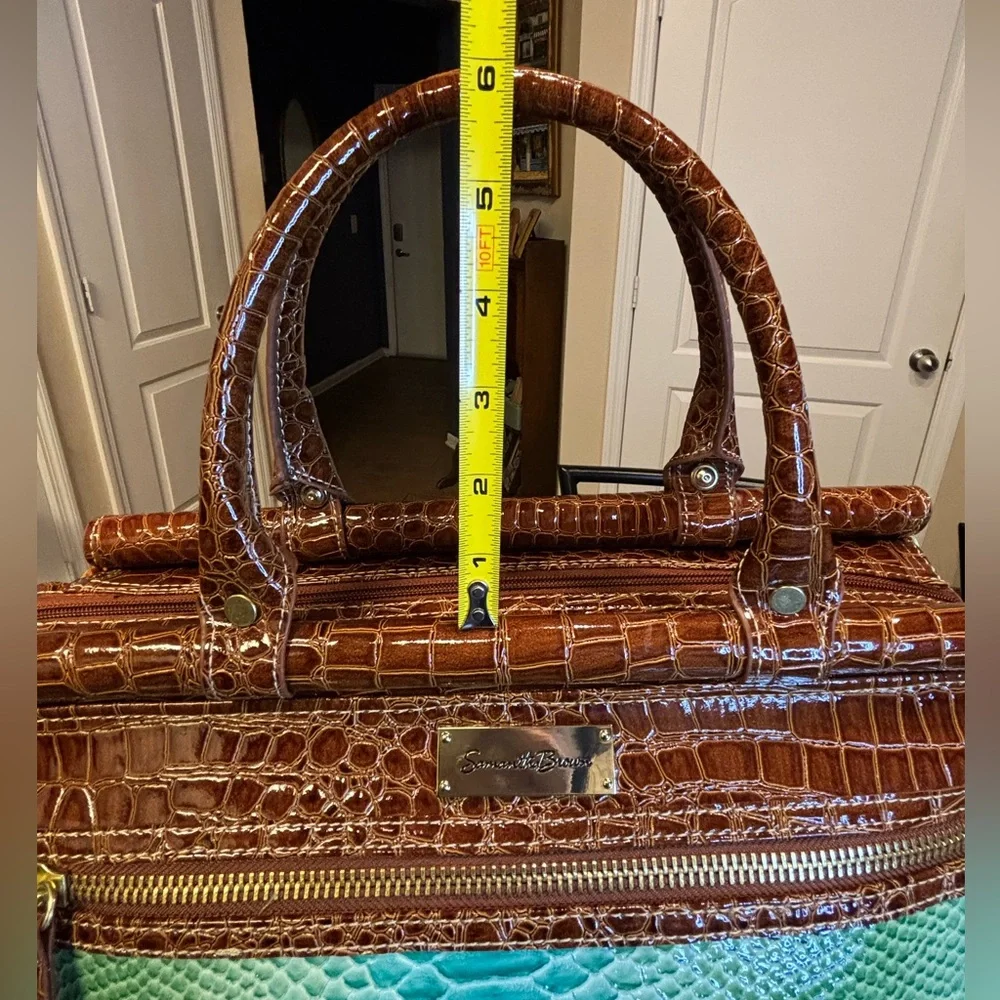 BeAuTiFuL Samantha Brown Large Travel Handbag! ❤️ - Picture 9 of 12